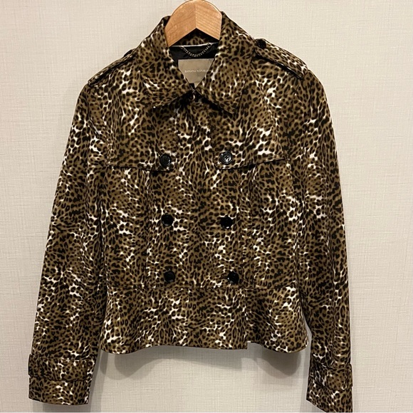 Banana Republic Leopard Double Breasted
Peplum Jacket Size M GreatCondition - Picture 2 of 13